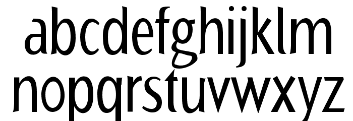 Olivia-Normal Font LOWERCASE