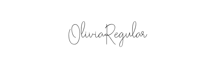 Olivia-Regular Font