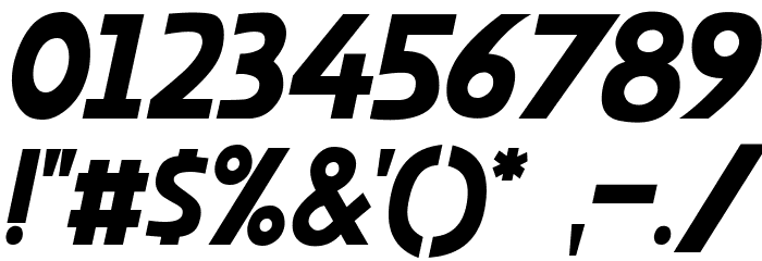 Olivia from AI Lab Font OTHER CHARS