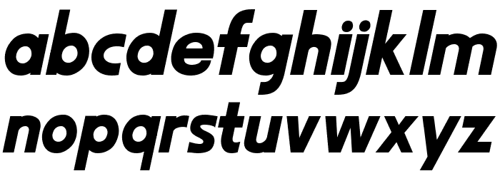 Olivia from AI Lab Font LOWERCASE