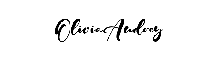 OliviaAudrey  नि: शुल्क फ़ॉन्ट्स डाउनलोड