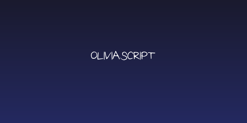 OliviaScript Social Header