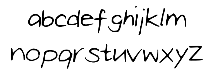 OliviaScript Font LOWERCASE