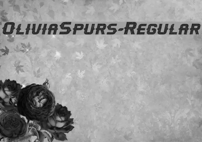 OliviaSpurs-Regular Font examples