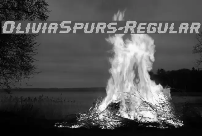 OliviaSpurs-Regular Font examples