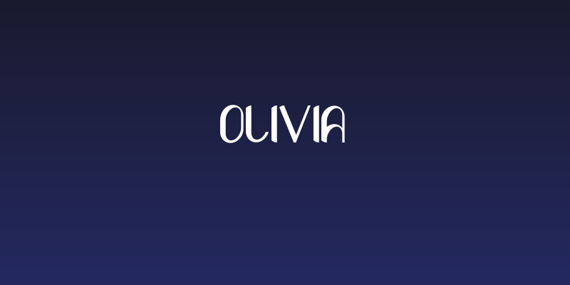 Olivia Social Header