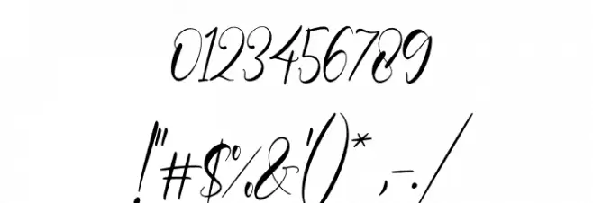 Olivianta Pettcia Italic Font OTHER CHARS