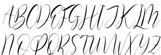 Olivianta Pettcia Italic Fonte MAIÚSCULAS