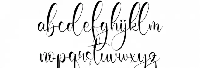 Olivianta Pettcia フォント 小文字