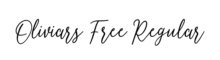 Oliviars Free Regular  baixar fontes gratis