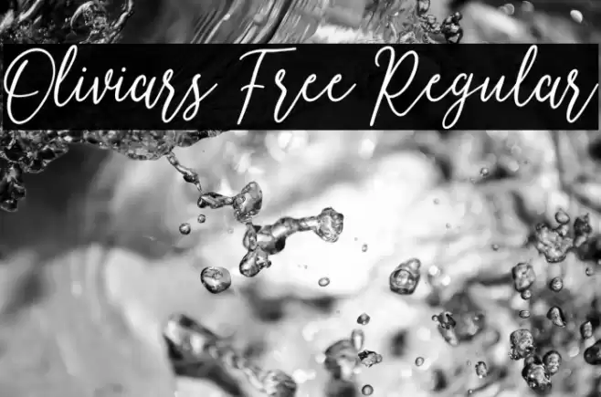 Oliviars Free Regular Font examples