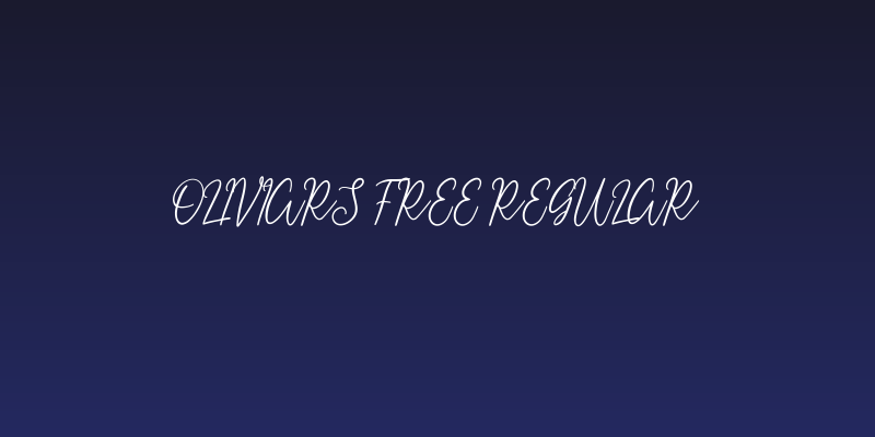 Oliviars Free Regular Social Header