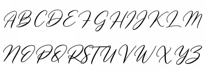 Olla_Julietta フォント 大文字