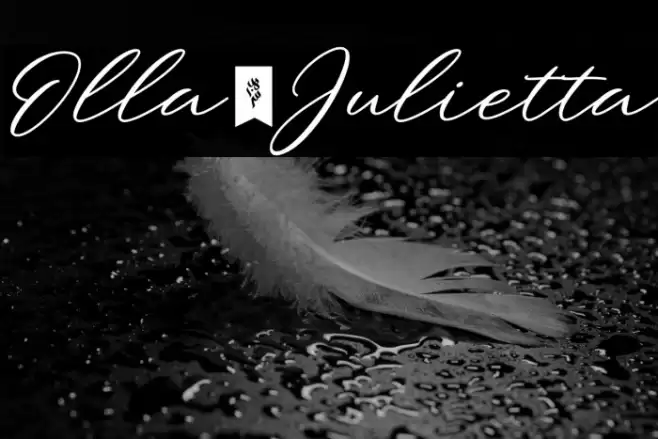 Olla_Julietta フォント examples