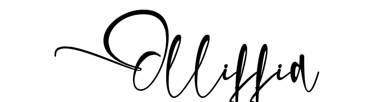 Olliffia  Frei Schriftart Herunterladen