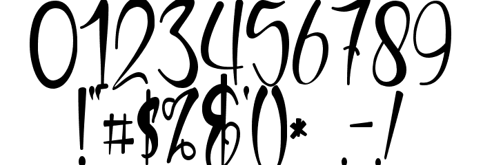 Olliffia Font OTHER CHARS