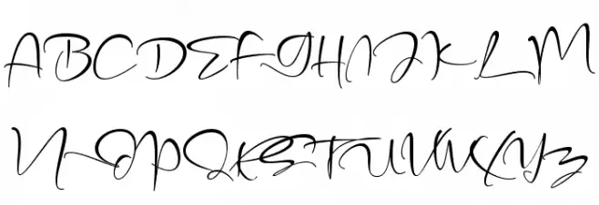 Olliffia Schriftart Groß