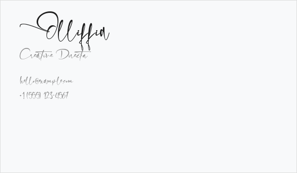 Olliffia Business Card