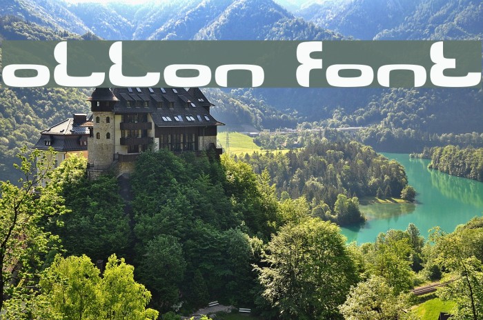 Ollon Font examples