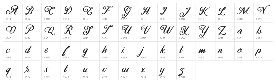 Ollson FREE Character Map