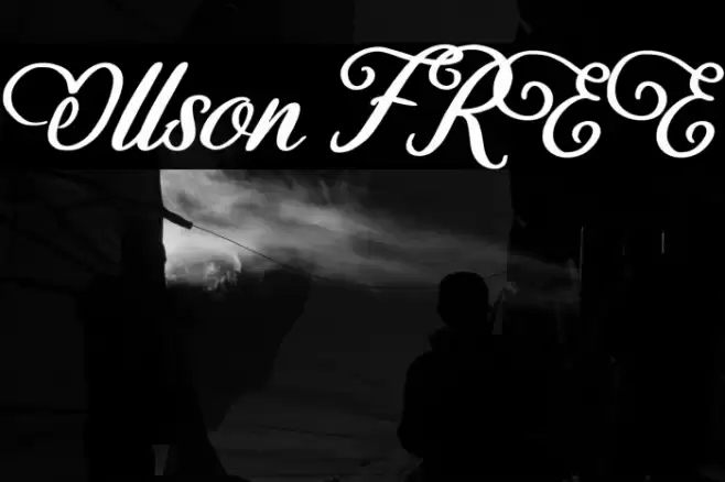 Ollson FREE Font examples