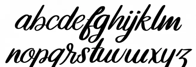 Ollson FREE फ़ॉन्ट लोअरकेस