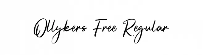 Ollykers Free Regular  Frei Schriftart Herunterladen