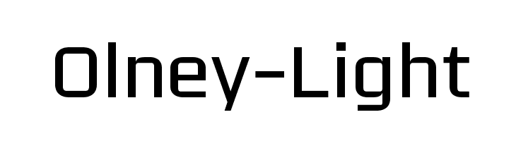 Olney-Light  Frei Schriftart Herunterladen