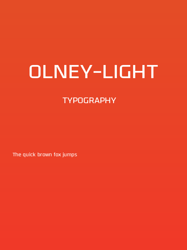 Olney-Light Poster