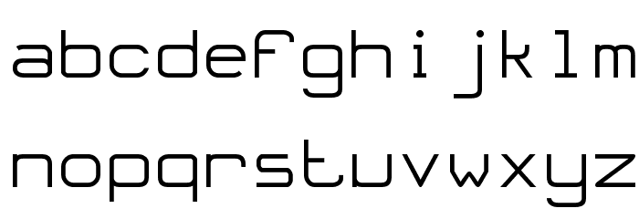 Oloron Tryout Font LOWERCASE