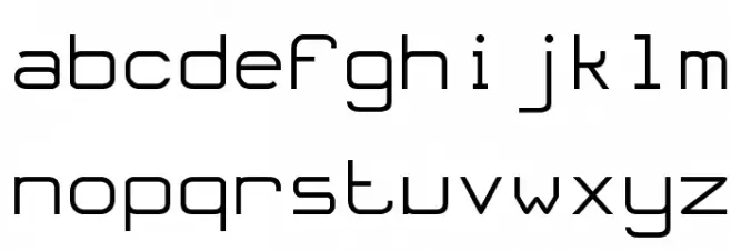 Oloron Tryout Font LOWERCASE