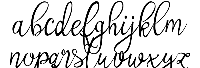 Olyber Demo Font LOWERCASE