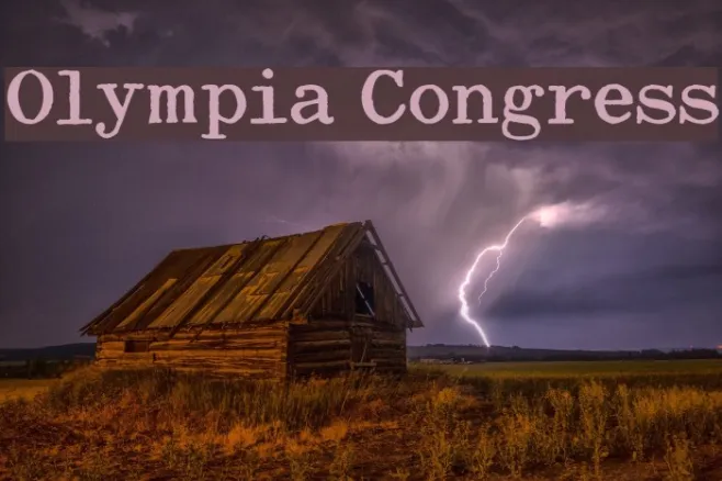Olympia Congress Example 3