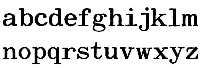 Olympia Congress Font LOWERCASE