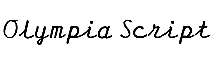 Olympia Script  नि: शुल्क फ़ॉन्ट्स डाउनलोड