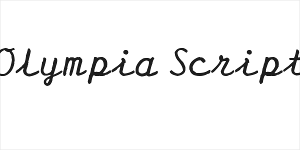 Olympia Script Logo