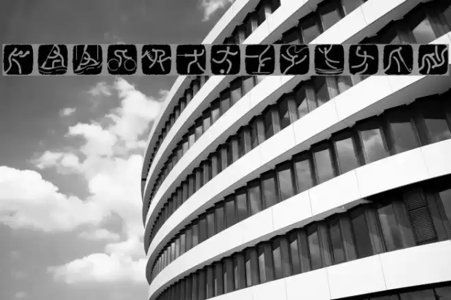 Olympic Beijing Picto Font examples