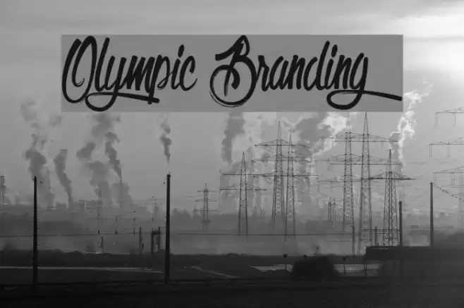 Olympic Branding Font examples