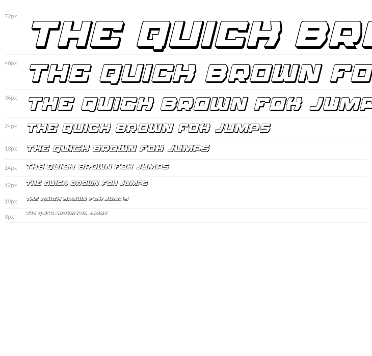 Olympic Carrier 3D Italic Waterfall