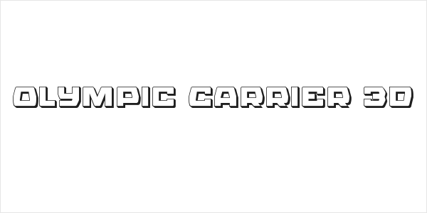 Olympic Carrier 3D Logo