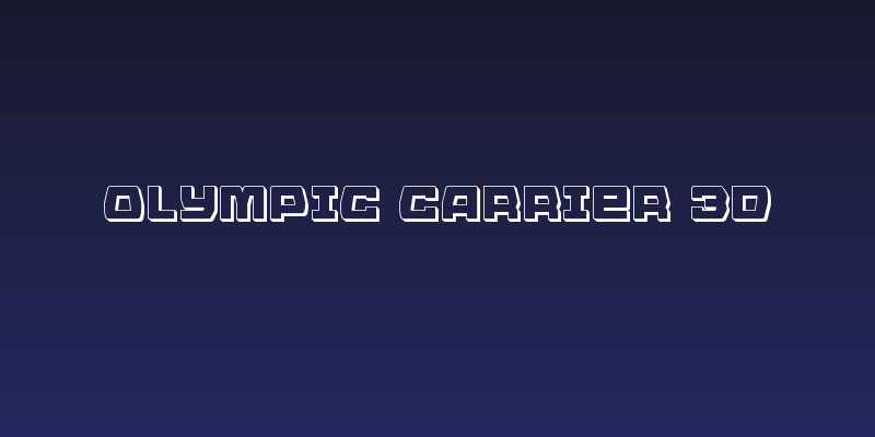 Olympic Carrier 3D Social Header