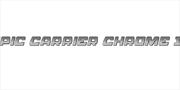 Olympic Carrier Chrome Italic Logo
