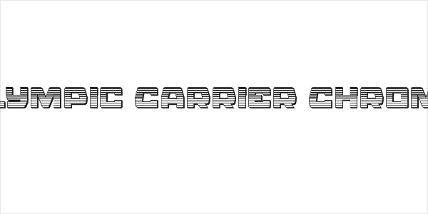 Olympic Carrier Chrome Logo