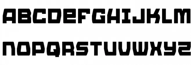 Olympic Carrier Condensed Schriftart Groß