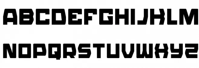 Olympic Carrier Condensed Font LOWERCASE