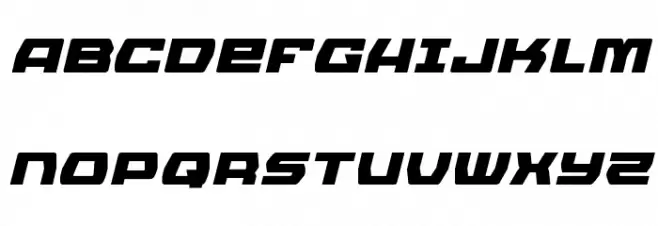 Olympic Carrier Expanded Italic Polices MAJUSCULES