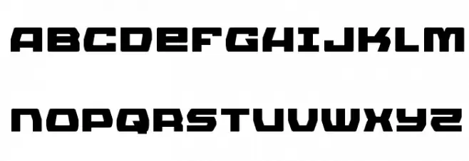 Olympic Carrier Expanded フォント 大文字