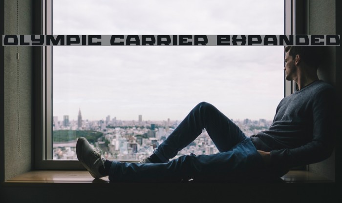 Olympic Carrier Expanded Font examples