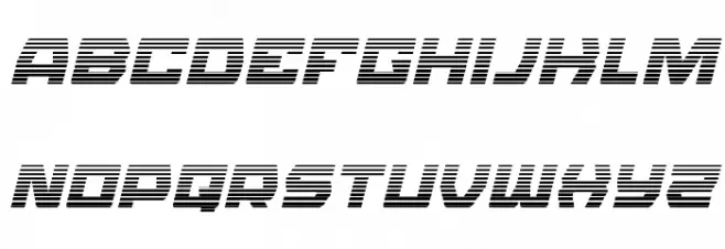 Olympic Carrier Gradient Italic Polices MINUSCULES