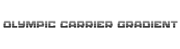 Olympic Carrier Gradient  Descarca Fonturi Gratis